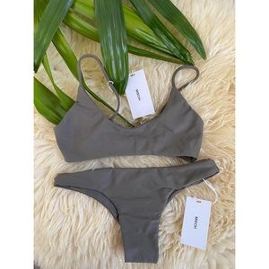 Mikoh SET Hermosa Top Sm & Lahaina Bottom Med Chai